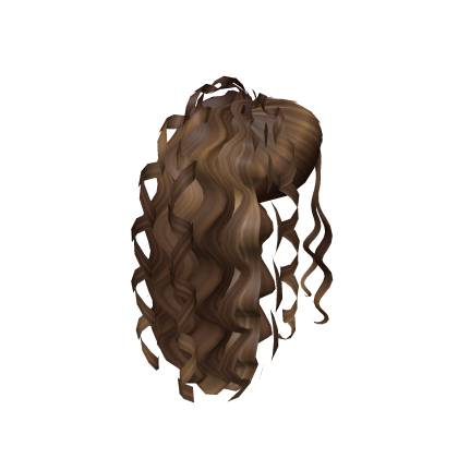 Curly Curly Pony in Brown Roblox item