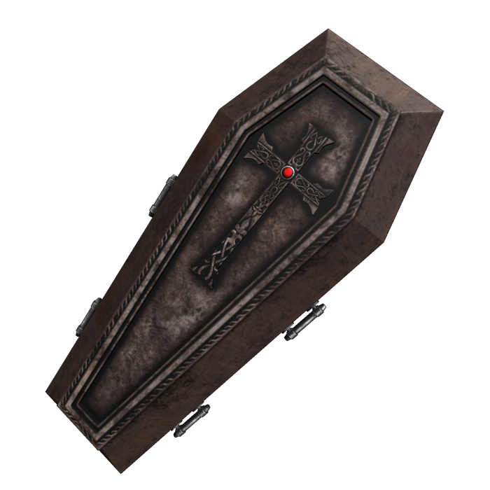 Brown Gothic Casket