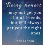 Honesty Group Never Lie Always Be Thankful