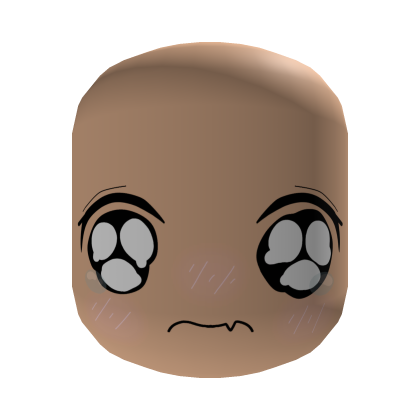 Cute Crying Chibi Face (Light Skin)