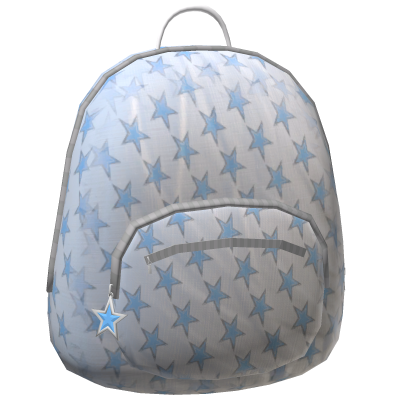 Blue Star Print Backpack thumbnail