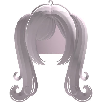 ♡ cute swirly curly pigtails in pink Roblox item