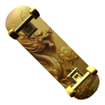 ✅ Gold Skateboard