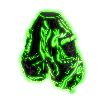 PANTS BAGGY GREEN OUTLINE