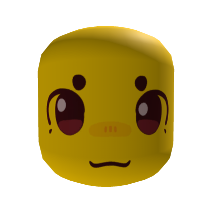Cute Smile Cat Noob Face [Yellow] Roblox item