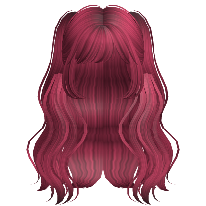 Cute Coquette Doll Wavy Hair (Hot Pink)