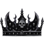 (CODE- 5504 ) Grim reaper crown💀