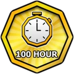 100 HOUR Roblox badge thumbnail