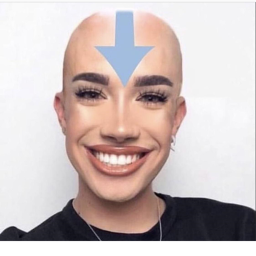 Ride a cart into james charles
