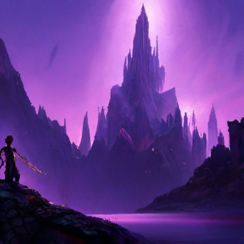 фиолетовый мир 