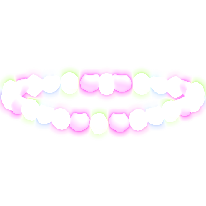 GLOWING Cutecore Kawaii Necklace Pink Blue Green