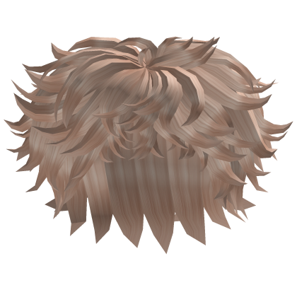 Blonde Messy Fluffy Hair Roblox item