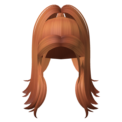 Ginger Y2K Preppy Ponytail Hair Roblox item