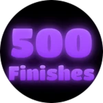 500 Finishes Roblox badge thumbnail