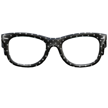 Cutesy Black & White Polka Dot tumblr 2014 Glasses