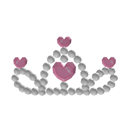 Pink Pearly Tiara