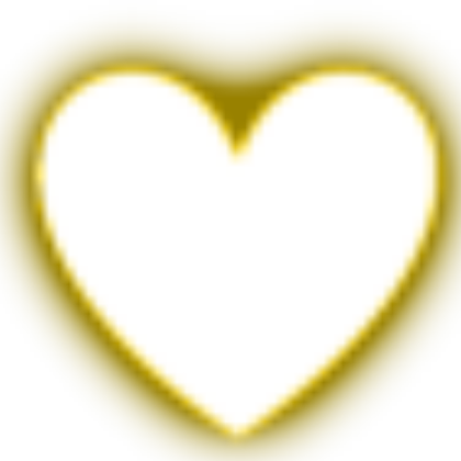Yellow heart v2 Roblox decal