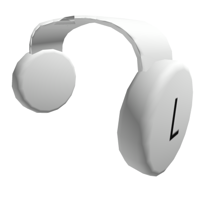 White Workclock Headphones