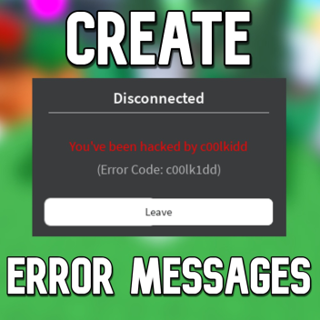 Roblox Fehler Schöpfer 🛠️ (OG)