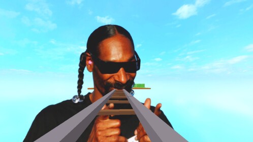 cart ride into SNOOP DOG