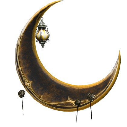 Goth Crimson Moon w/ Rose Lanterns