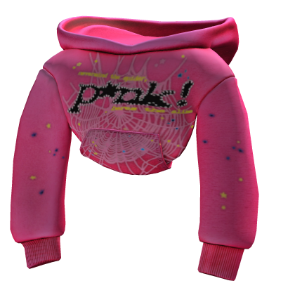 [3.0] Pink Sp5der Shoulder Hoodie