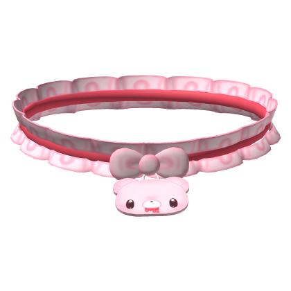 ♡ cute halloween gloomy bear ruffle choker