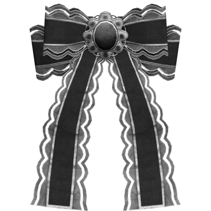 Goth Black Necktie Bow Roblox item