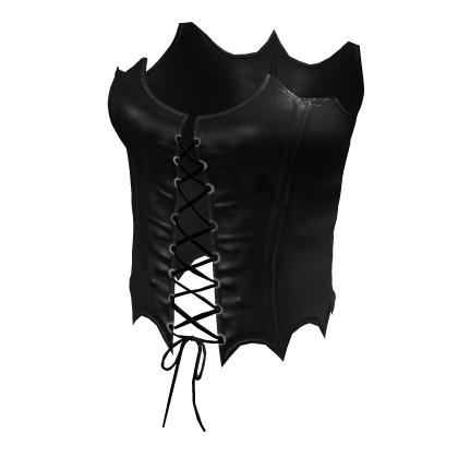 Black Vampire Leather Crop Top thumbnail
