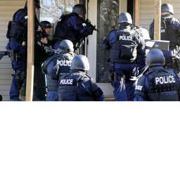 police raid rally/hangout/training