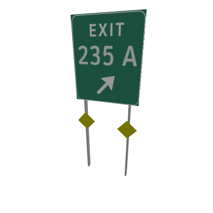 Exit 237A Sign Right