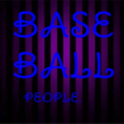 Baseball people icon
