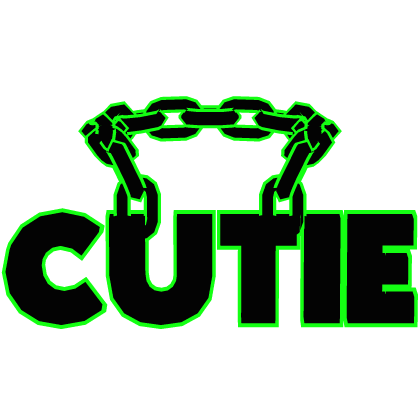 Cartoony Green Cutie Chain Roblox item