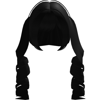 Black Hime doll Pigtails 𑣲𝄞