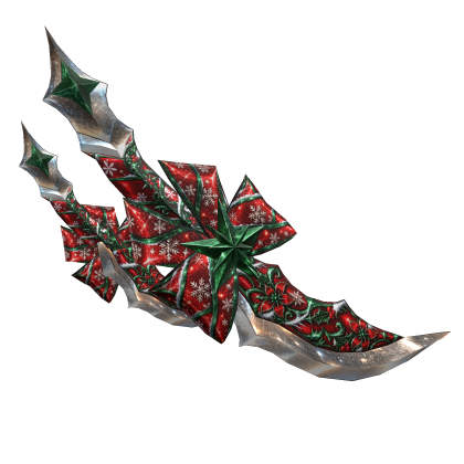 Green Dual Christmas Sword