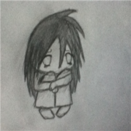 Sad chibi. Roblox decal