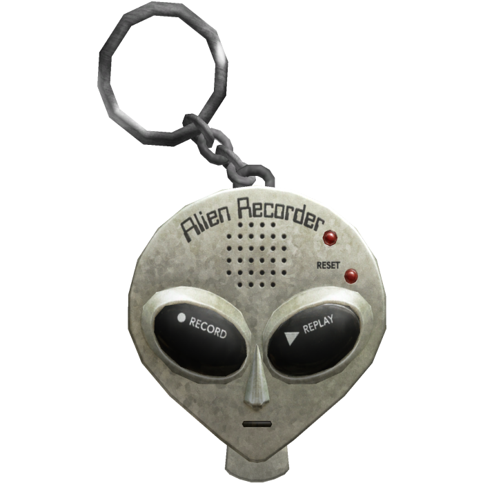 2000s Vintage Alien Keychain