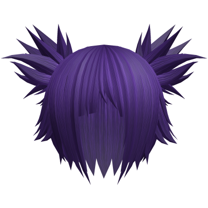 Pucca Pigtail Purple Hair