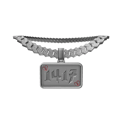 [1.0] DD Osama's Iced Out Cuban con colgante 