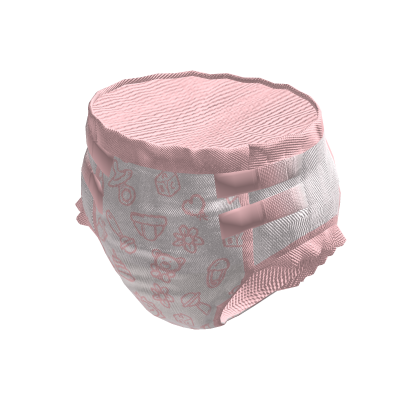 Pink Print Diaper thumbnail