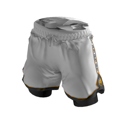 WHITE RUNNING SHORT PANTS - MKJZT thumbnail
