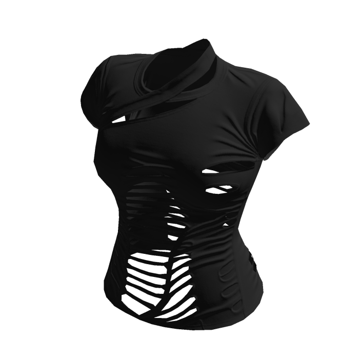 Gothic Y2K Black Top