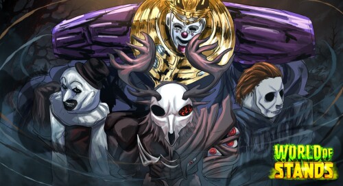 World of Stands promotional artwork from Roblox