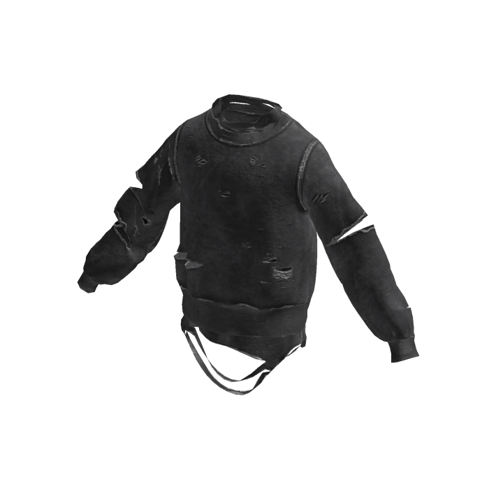 Black Washed Distressed Oversized Sweatshirt [PBR]