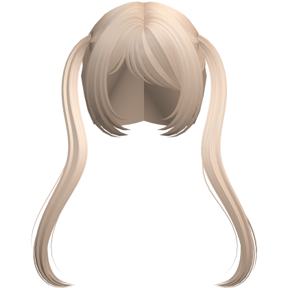Japanese School Girl Anime Pigtails in Blonde Roblox item