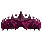 Hot Pink Celestial Grunge CRown