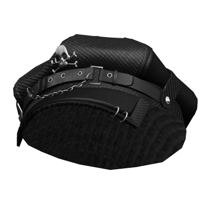 Black Skull Punk Cap Roblox item