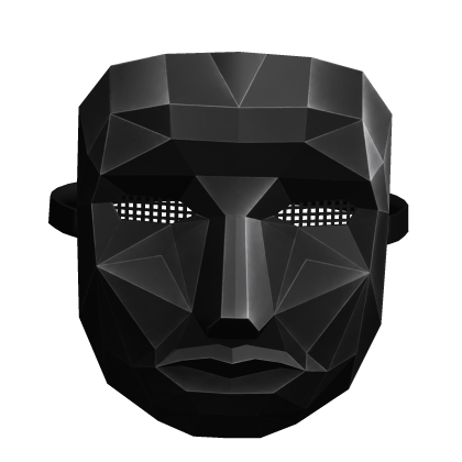 Black Polygon Mask Roblox item