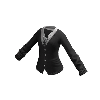  Smart Preppy Black & White Formal Uniform • DD25