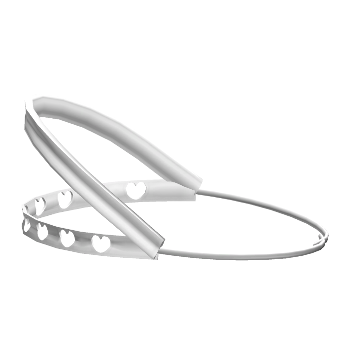 ♡ cute kawaii braces headgear in white